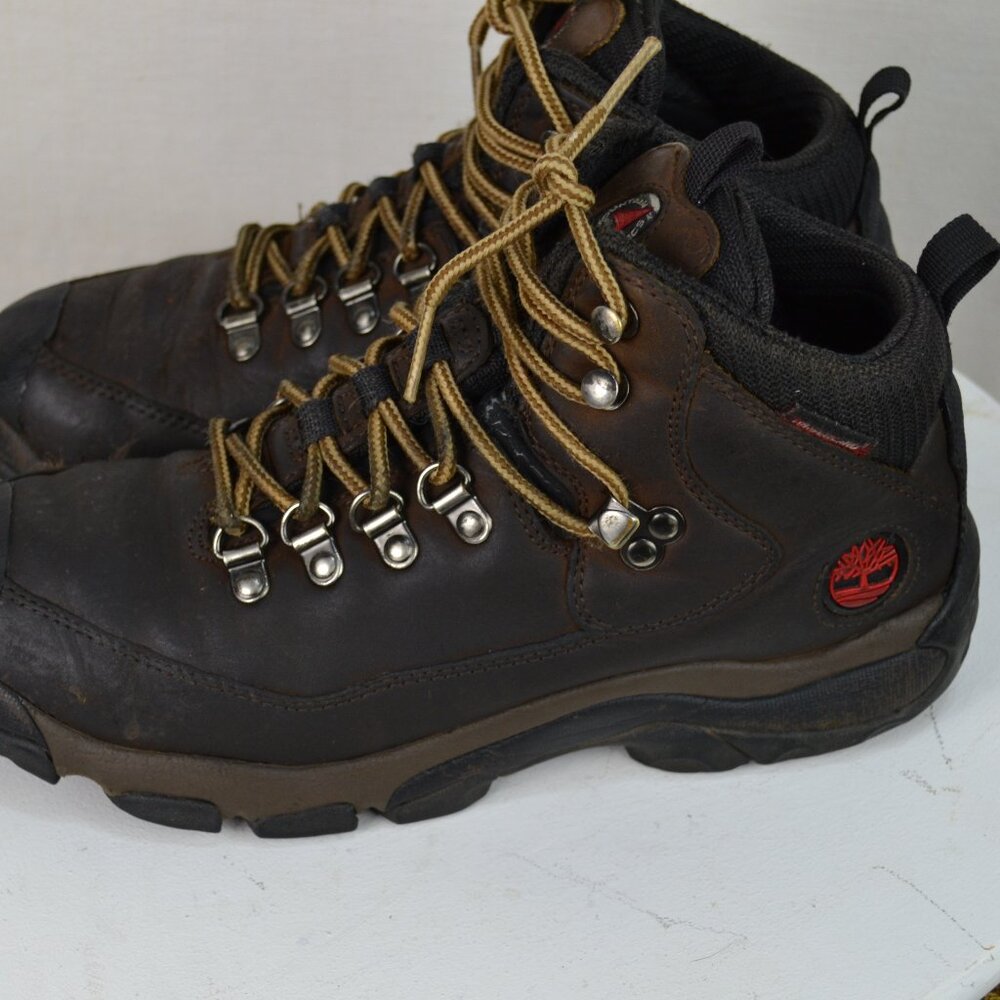 Caterpillar leather boots size 7.5 work boots rustic